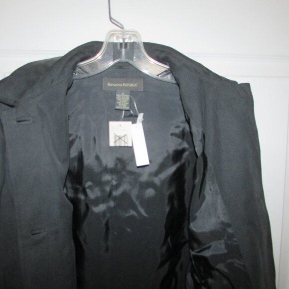 BANANA REPUBLIC Silk Jacket Blazer - Sz 8 - NEW - Picture 9 of 9